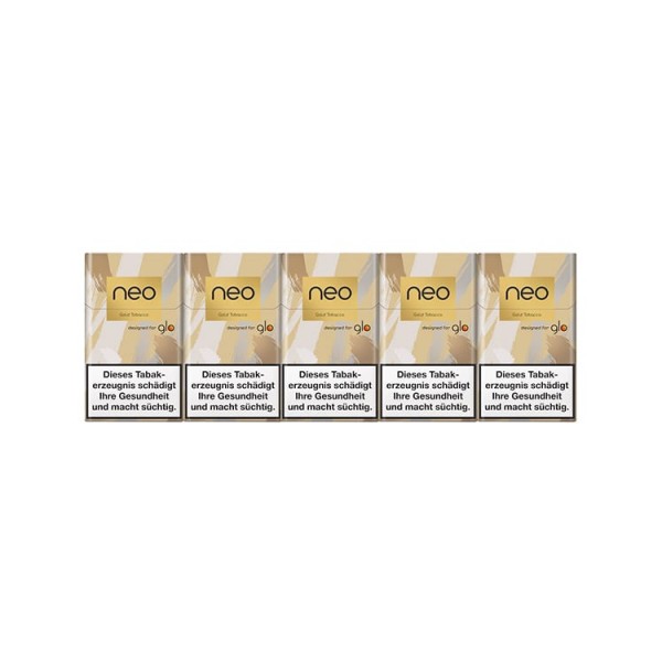 5 Schachteln neo™ Gold Tobacco