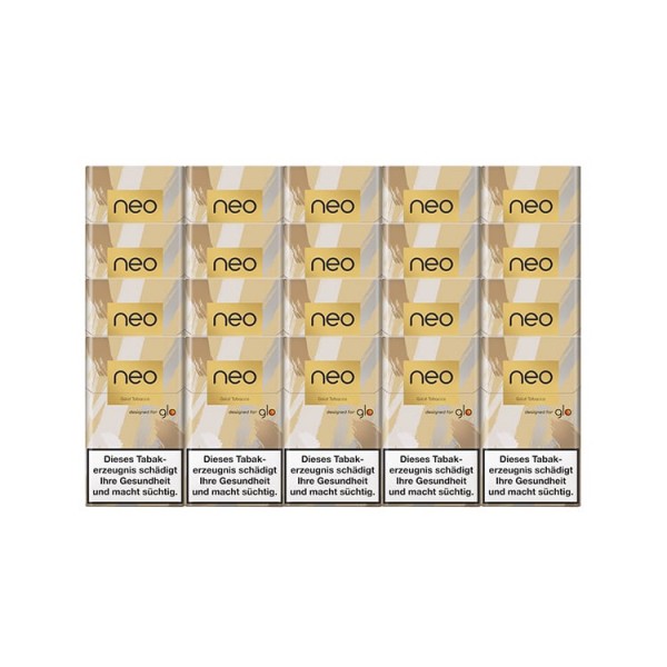20 Schachteln neo™ Gold Tobacco