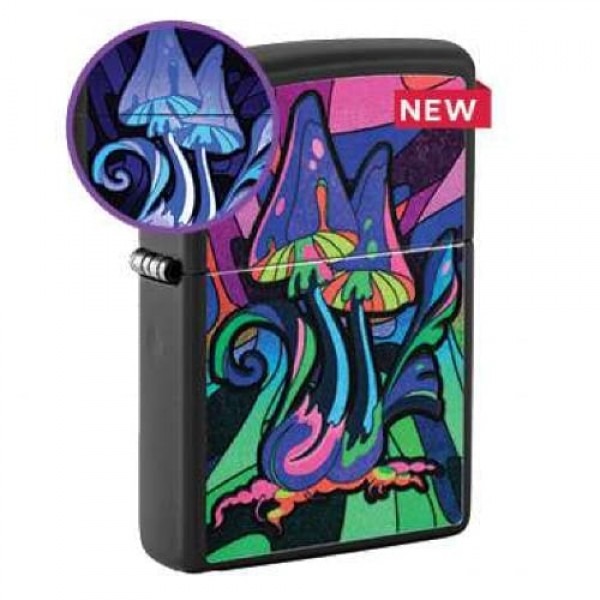 ZIPPO schwarz matt Counter Culture Design Black Light 60006392
