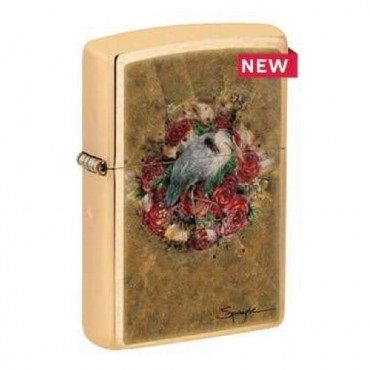 ZIPPO messing gebürstet Spazuk Design 60006379
