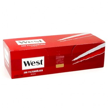 1.000 Stück West Red King Size Zigarettenhülsen