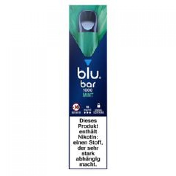 E-Zigarette BLU BAR 1000 Einweg MINT 18 mg