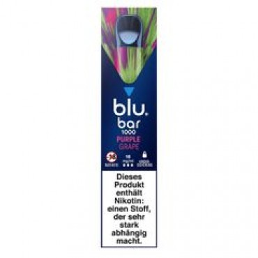 E-Zigarette BLU BAR 1000 Einweg PURPLE GRAPE 18 mg