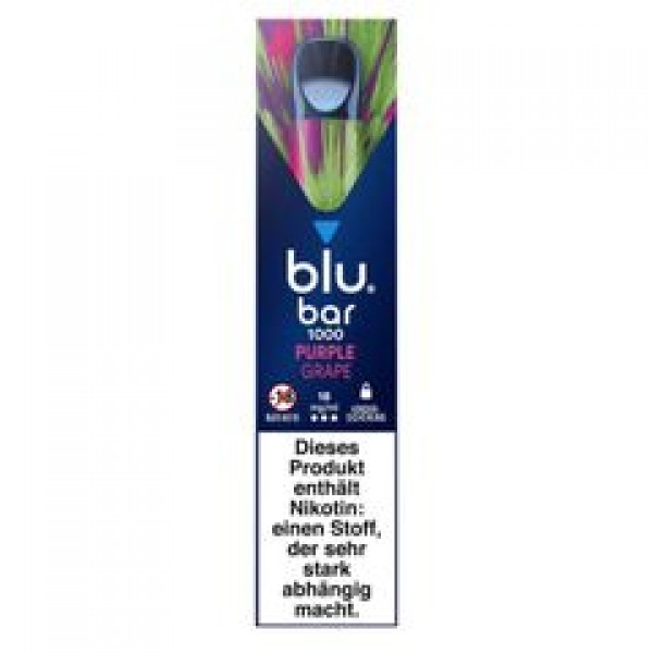 E-Zigarette BLU BAR 1000 Einweg PURPLE GRAPE 18 mg