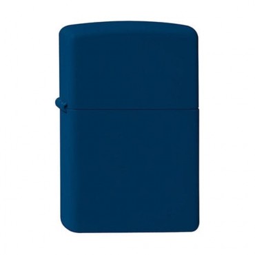 Feuerzeug Zippo aus Metall beschichtet in marineblau matt