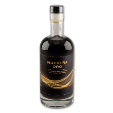 Rum NUESTRA ORO 40 % Vol. ERMURI Eigenmarke Spirituose auf Rumbasis