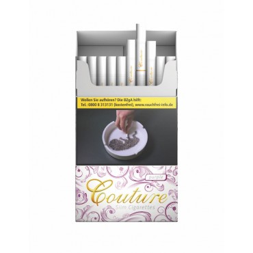 Couture PURPLE Zigaretten Slim (10x20)