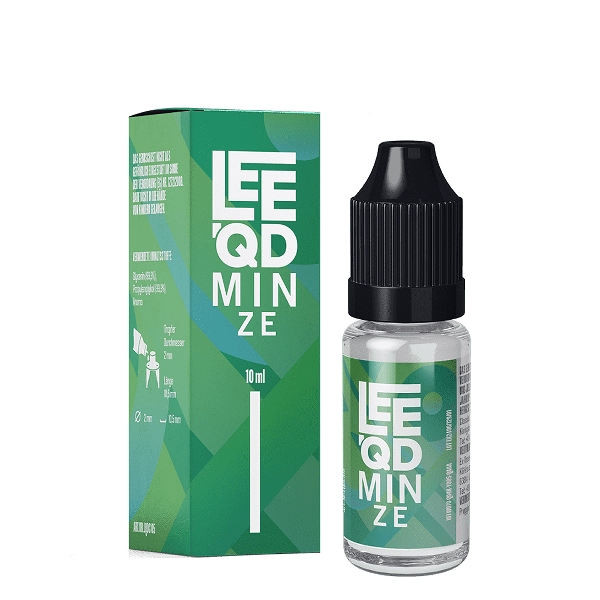 E-Liquid LEEQD Fresh Minze 0mg 50 PG / 50 VG