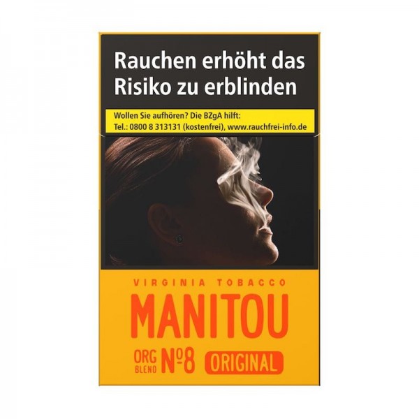 Manitou Zigaretten Org Blend No.8 ohne Zusätze (10x20)