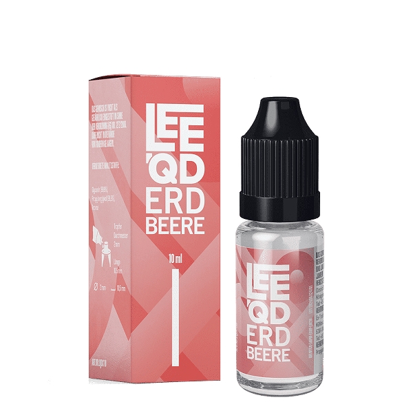 E-Liquid LEEQD Fruit Erdbeere 0mg 50 PG / 50 VG