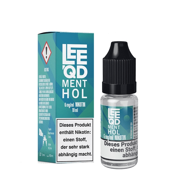 E-Liquid LEEQD Fresh Menthol 6mg 50 PG / 50 VG