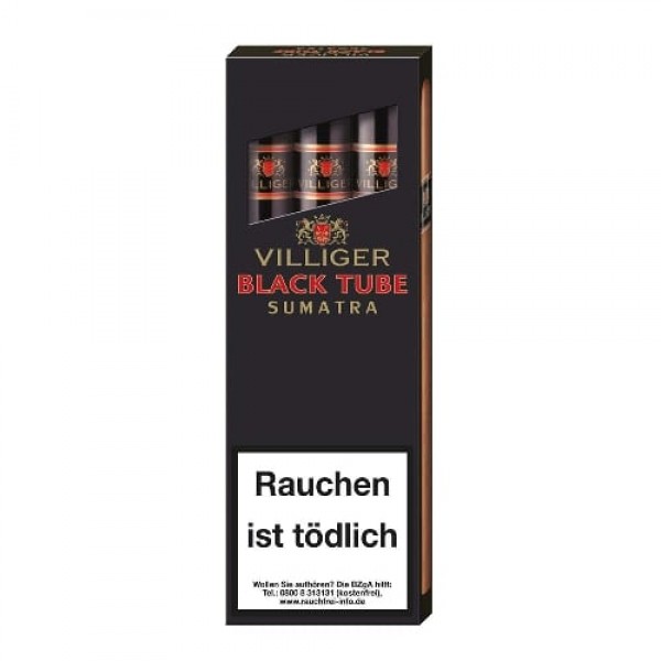 Villiger Black Tube Sumatra 3 Zigarren