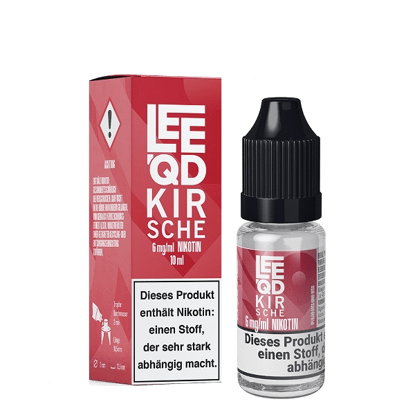 E-Liquid LEEQD Fruit Kirsche 6mg 50 PG / 50 VG