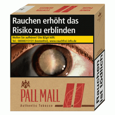 Pall Mall Zigaretten Authentic Red Super (8x31)