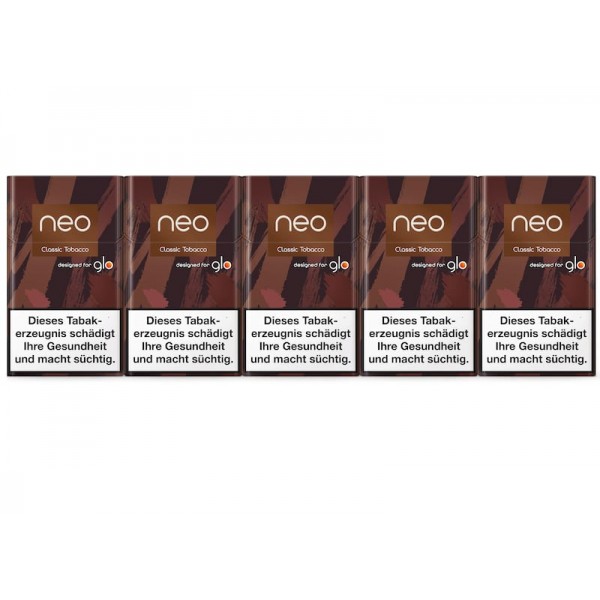 5 Schachteln neo™ Classic Tobacco