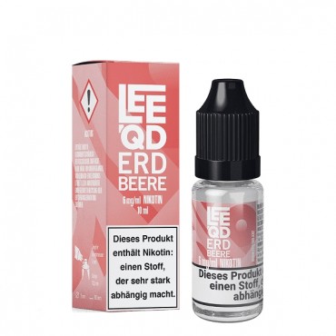 E-Liquid LEEQD Fruit Erdbeere 6mg 50 PG / 50 VG
