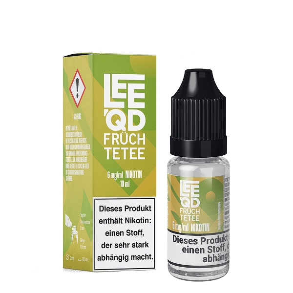 E-Liquid LEEQD Crazy Früchtetee 6mg 50 PG / 50 VG