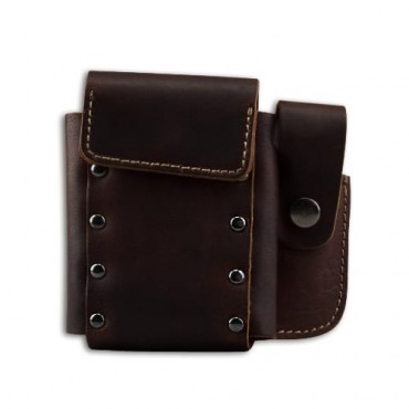 Zigarettenetui Leder gewachst King Size Packg braun