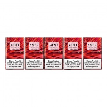 5 Schachteln VEO Scarlet Click
