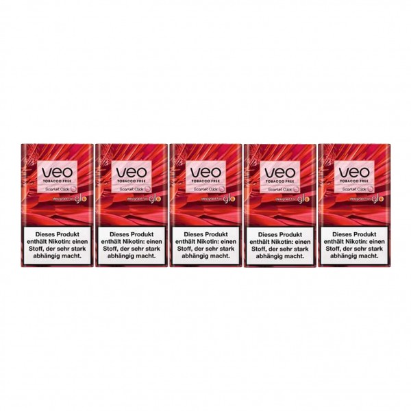 5 Schachteln VEO Scarlet Click