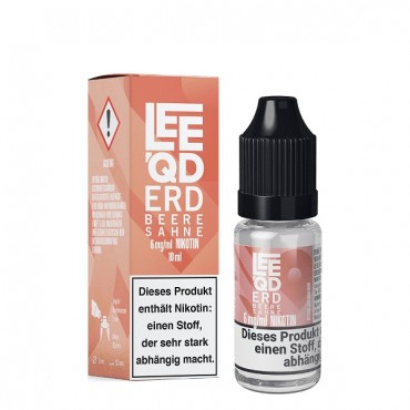 E-Liquid LEEQD Crazy Erdbeere Sahne 6mg 50 PG / 50 VG