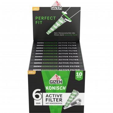 DISPLAY 20 à 10 Filter GIZEH ACTIVE FILTER KONISCH