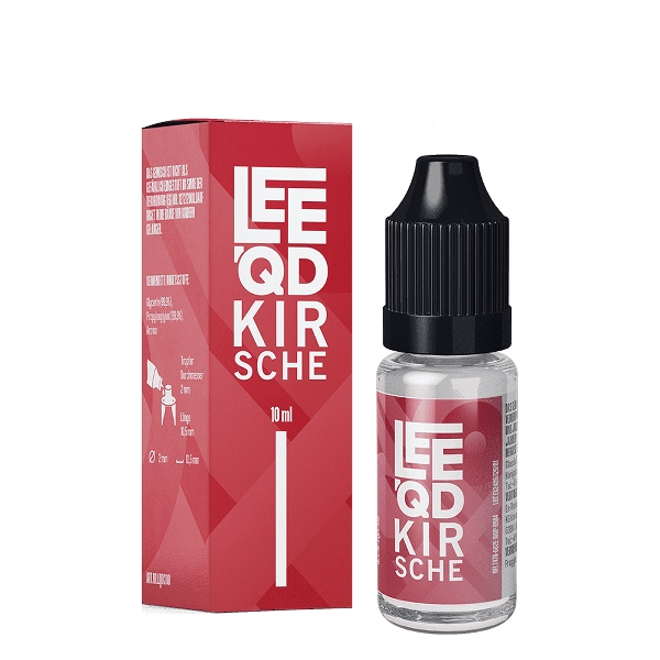 E-Liquid LEEQD Fruit Kirsche 0mg 50 PG / 50 VG