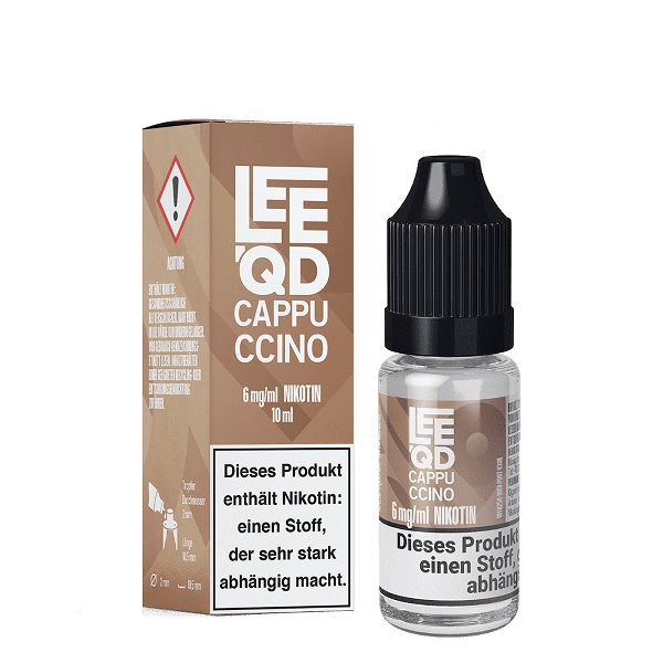 E-Liquid LEEQD Crazy Cappuccino 6mg 50 PG / 50 VG