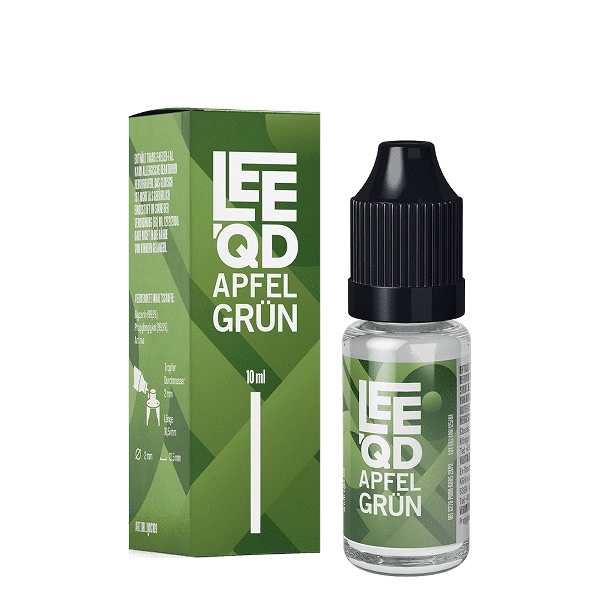 E-Liquid LEEQD Fruit Apfel grün 0mg 50 PG / 50 VG