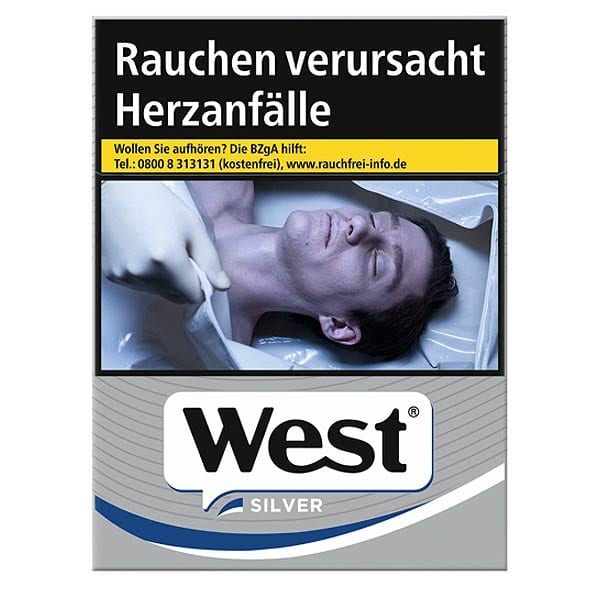 WEST Zigaretten Silver Automatenpackung (10x21)