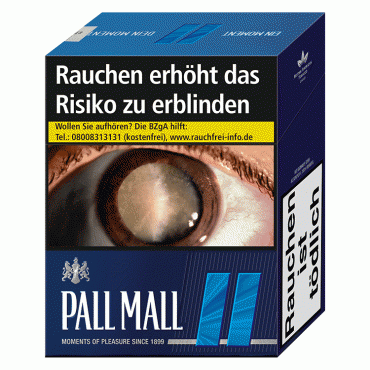 Pall Mall Zigaretten Blue Super (8x31)